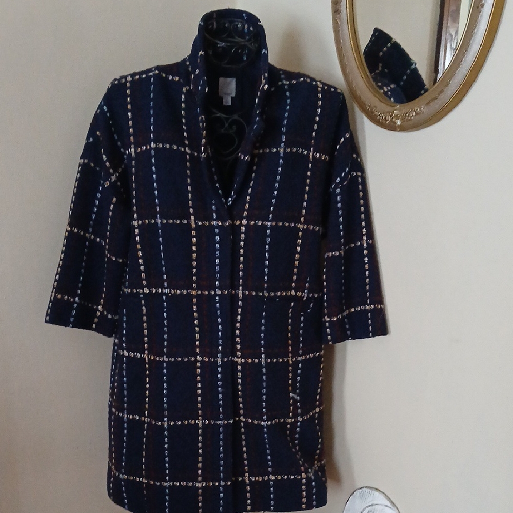 Never Worn Xl HALOGEN NAVY COAT